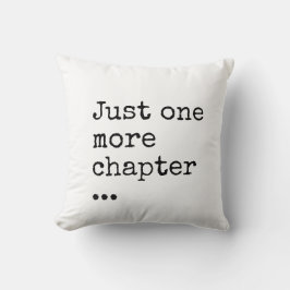 Buch Lover's Mantra: Noch ein Kapitel Kissen