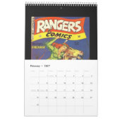 Buch mit 14 Vintage-Comic-Cover-Postern Kalender (Feb 2027)