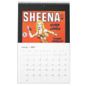 Buch mit 14 Vintagen Comic-Buchübersichten Kalender (Jan 2027)