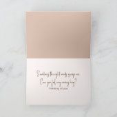 Buch mit fliegenden Buchstaben und Glitzern Karte (Innenseite)