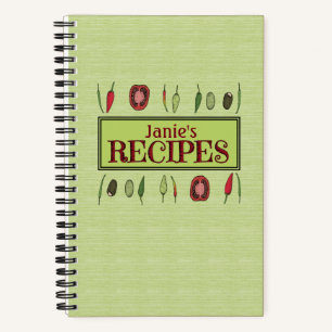 Buch mit personalisierbarem Spiral-Rezept 'Mixed P