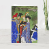 Buch mittelalterlicher Damen- u. Lordversion 2 der Einladung (Rückseite)