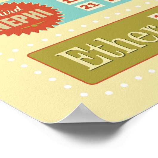 Buch Mormon Reading Chart Poster (Ecke)