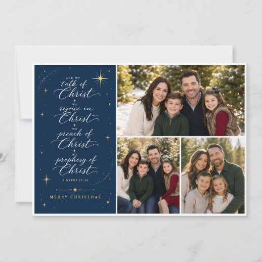 Buch Mormon Schrift LDS Weihnachten (Vorderseite)