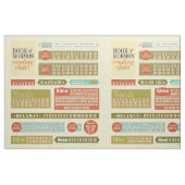 Buch Mormonlesediagrammgewebe Stoff (Fat Quarter (45,7 x 55,9 cm))