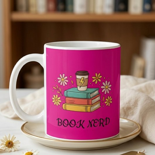 Buch Nerd Ästhetisch Stylisch Elegant Geschenk Min Kaffeetasse