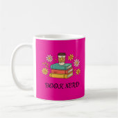Buch Nerd Ästhetisch Stylisch Elegant Geschenk Min Kaffeetasse (Links)
