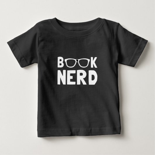 Buch-Nerd Baby T-shirt (Vorderseite)
