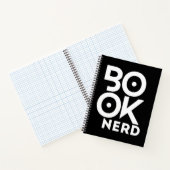 Buch Nerd lesen Bücher Literatur (Innenseite)