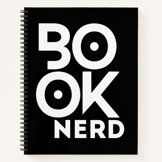 Buch Nerd lesen Bücher Literatur (Vorderseite)