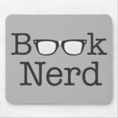 Buch-Nerd-lustiger Schauspiel-Text Mousepad (Vorne)