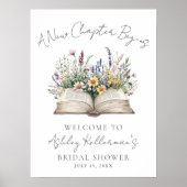 Buch Neuer Abschnitt Wildblumen-Junggesellinnenabs Poster (Vorne)