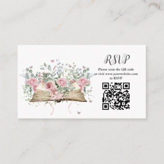 Buch Neues Kapitel RSVP QR-Code Junggesellinnenabs Begleitkarte