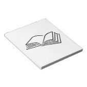 Buch Notizblock (angewinkelt)