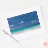 Buch "Ocean Breeze" Rechteckiger Aufkleber (Umschlag)