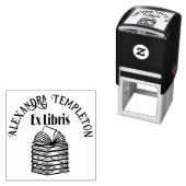 Buch öffnen auf Buchstapel R3 Bibliotheksname Permastempel (Beispiel)