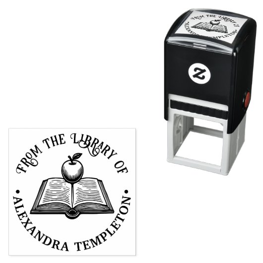 Buch öffnen mit Apple #1P mit dem Bibliotheksnamen Permastempel (Beispiel)