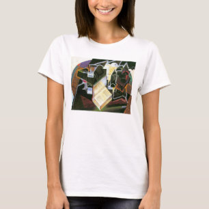 Buch, Pfeife und Brille, Juan Gris, Vintage Kubism T-Shirt