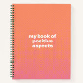 Buch Positive Aspects Gradient Notebook (Vorderseite)