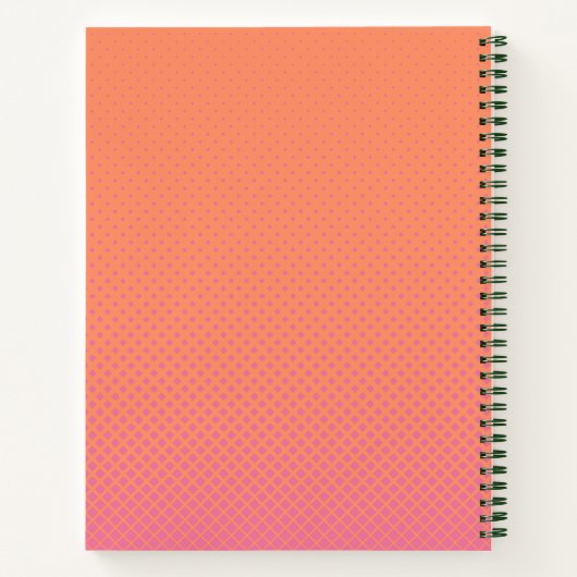 Buch Positive Aspects Gradient Notebook (Rückseite)