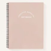 Buch Positive Aspects Simple Notebook (Vorderseite)