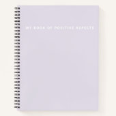 Buch Positive Aspects Simple Notebook (Vorderseite)