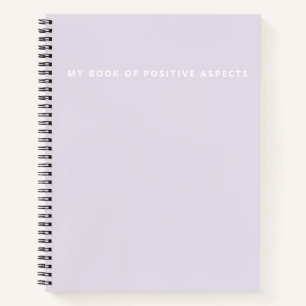 Buch Positive Aspects Simple Notebook