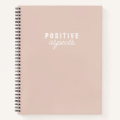 Buch Positive Aspects Simple Notebook (Vorderseite)