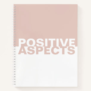 Buch Positive Aspects Two-Tone Notebook