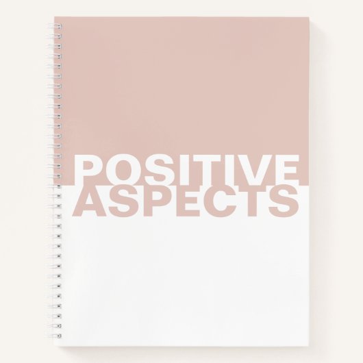Buch Positive Aspects Two-Tone Notebook (Vorderseite)