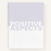 Buch Positive Aspects Two-Tone Notebook (Vorderseite)