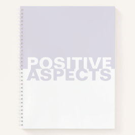 Buch Positive Aspects Two-Tone Notebook