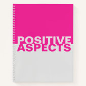 Buch Positive Aspects Two-Tone Notebook (Vorderseite)
