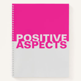 Buch Positive Aspects Two-Tone Notebook