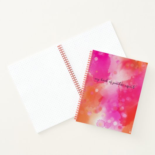 Buch Positive Aspects Watercolor Notebook (Innenseite)