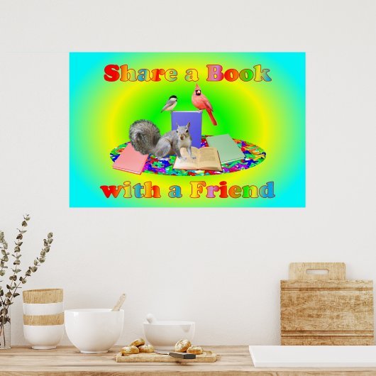 Buch-Poster teilen Poster (Küche)