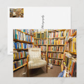 Buch Postkarte (Vorne/Hinten)