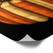 Buch Pumpkin Fall Halloween Lehrer Librarians Boo Poster (Ecke)