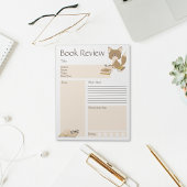 Buch Reading Fox Notizblock