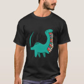 Buch Readosaurus Dinosaur Bücherbibliothek Lesen T-Shirt (Vorderseite)