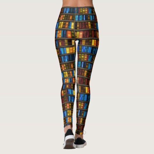 Buch-Regal-Leggings Leggings (Rückseite)