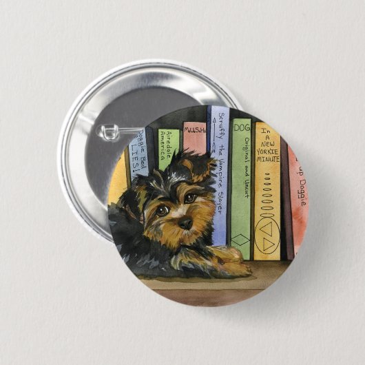 Buch-Regal-Süsse Button (Vorne & Hinten)