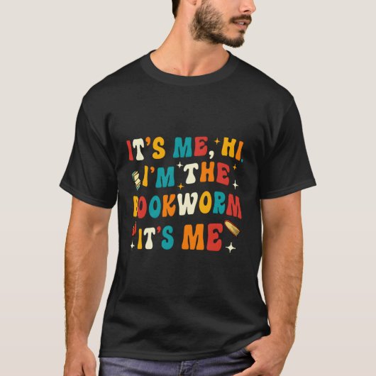 Buch S Bibliothekarischer Nerd Bookworm T-Shirt (Vorderseite)