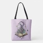 Buch Schatten Hexerei Pagan Wiccan Halloween Tasche (Rückseite)