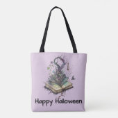 Buch Schatten Hexerei Pagan Wiccan Halloween Tasche (Rückseite)