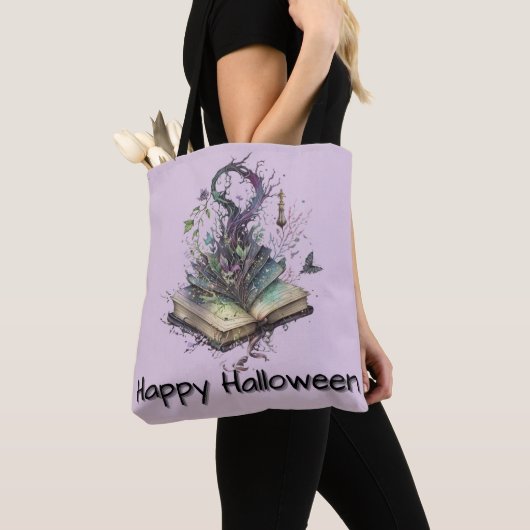 Buch Schatten Hexerei Pagan Wiccan Halloween Tasche (Von Nahem)