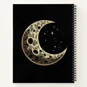 Buch Shadows Spiral Notebook Black Candle Moon (Rückseite)