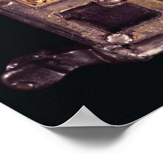 Buch-Shrine oder Cumdach von Molaise, c.1001-25 Poster (Ecke)