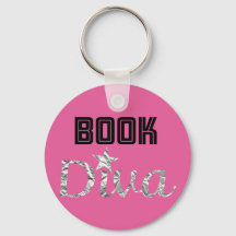 Buch Silver Diva Schlüsselanhänger (pink)