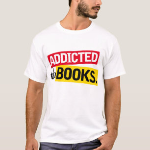 Buch-Süchtig-lustiges Lesegeschenk T-Shirt